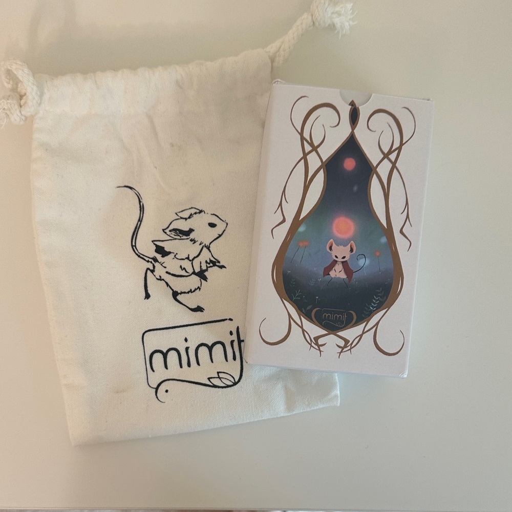 Mimit Cute Mouse Tarot Card Deck with Pouch and guidebook